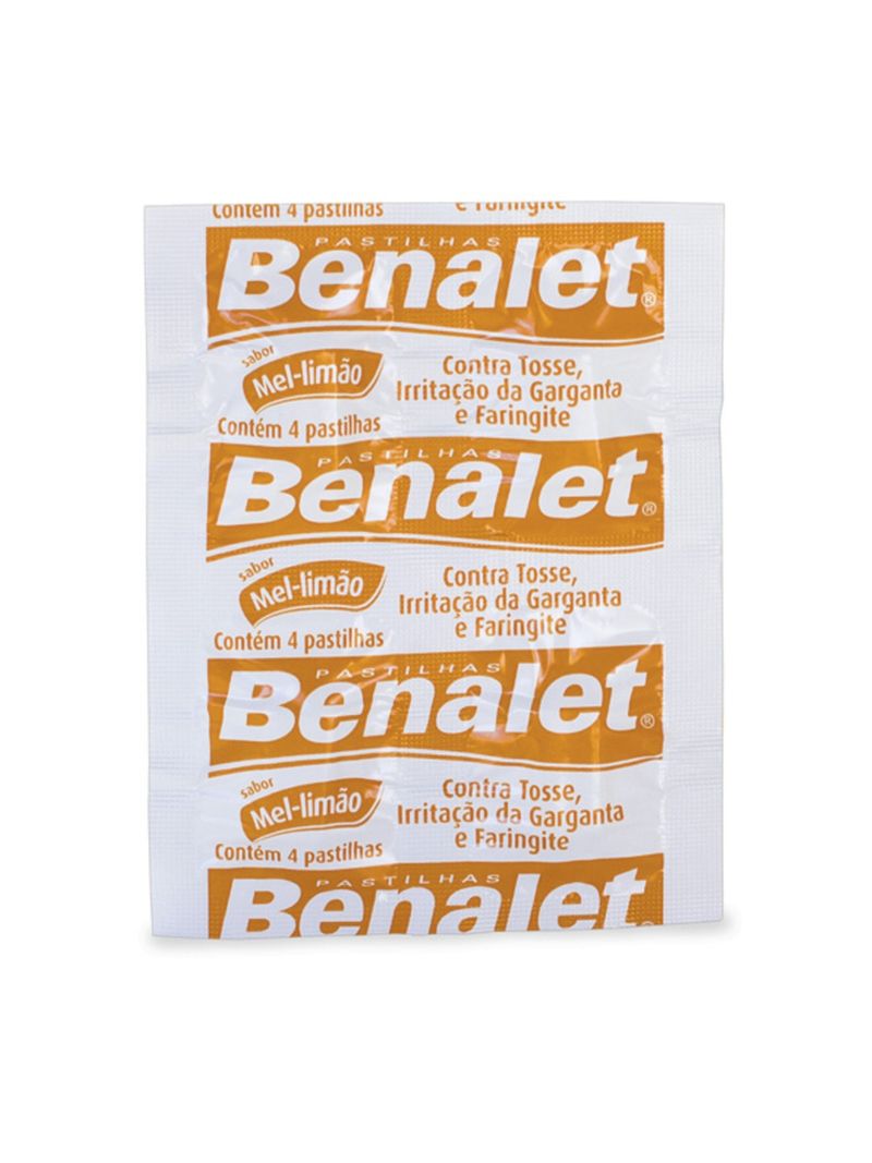 Benalet-Com-4-Pastilhas-Sabor-Mel-E-Limao
