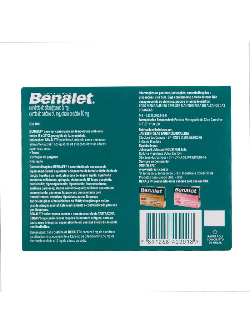 Benalet-Com-12-Pastilhas-Sabor-Menta