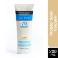 Neutrogena Sun Fresh Locao Fps70 200ml