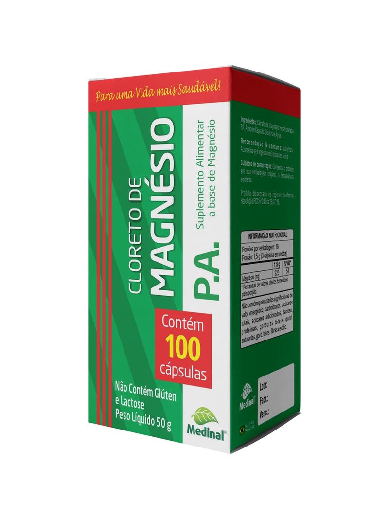Cloreto-De-Magnesio-Medinal-Com-100-Capsulas-500mg