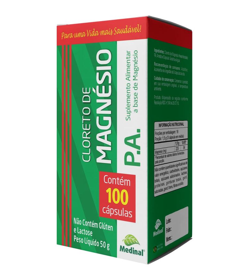 Cloreto-De-Magnesio-Medinal-Com-100-Capsulas-500mg