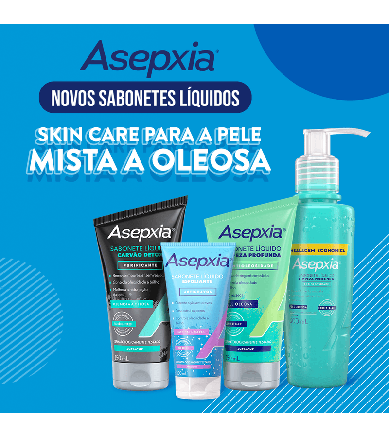 Sabonete-Asepxia-Liquido-Limpeza-Profunda-300ml-Antioleosidade-Pele--Oleosa-Especial