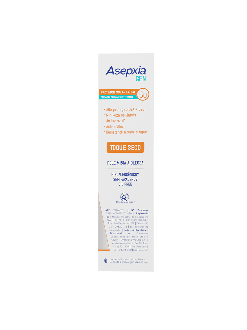 Protetor-Solar-Asepxia-Gen-40gr-Fps50-Toque-Seco