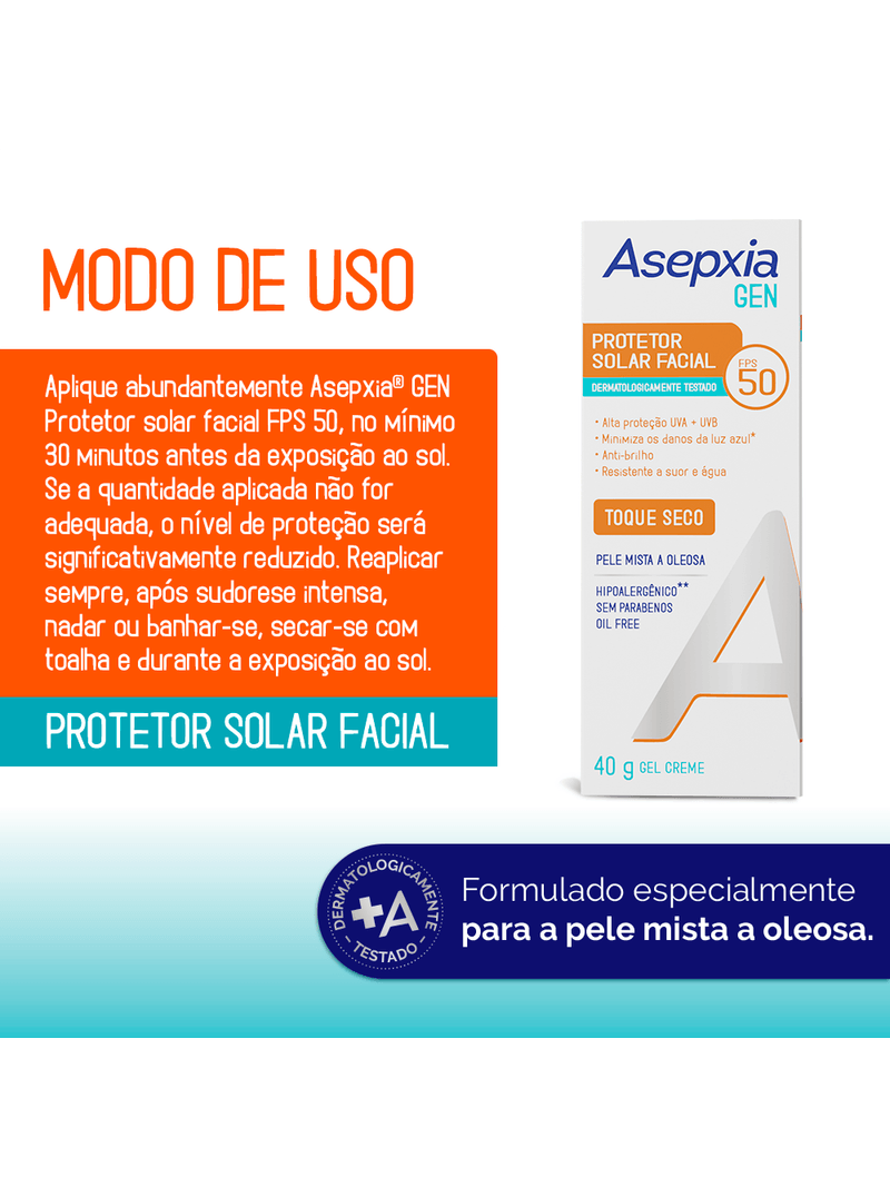 Protetor-Solar-Asepxia-Gen-40gr-Fps50-Toque-Seco