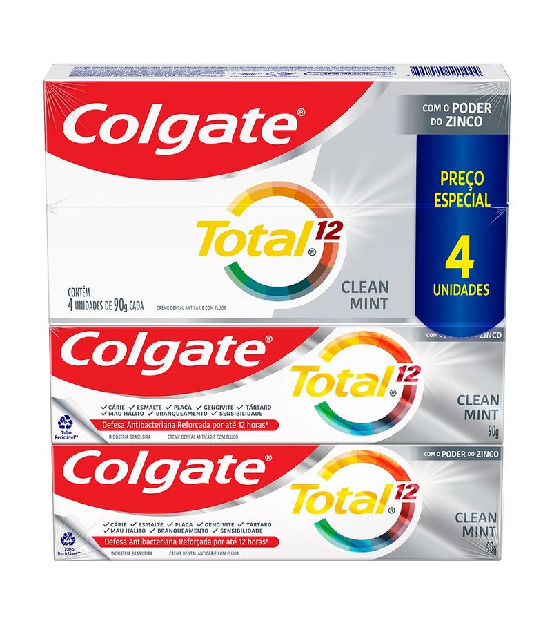 Creme-Dental-Colgate-Total-12-Com-4-X-90gr-Clean-Mint