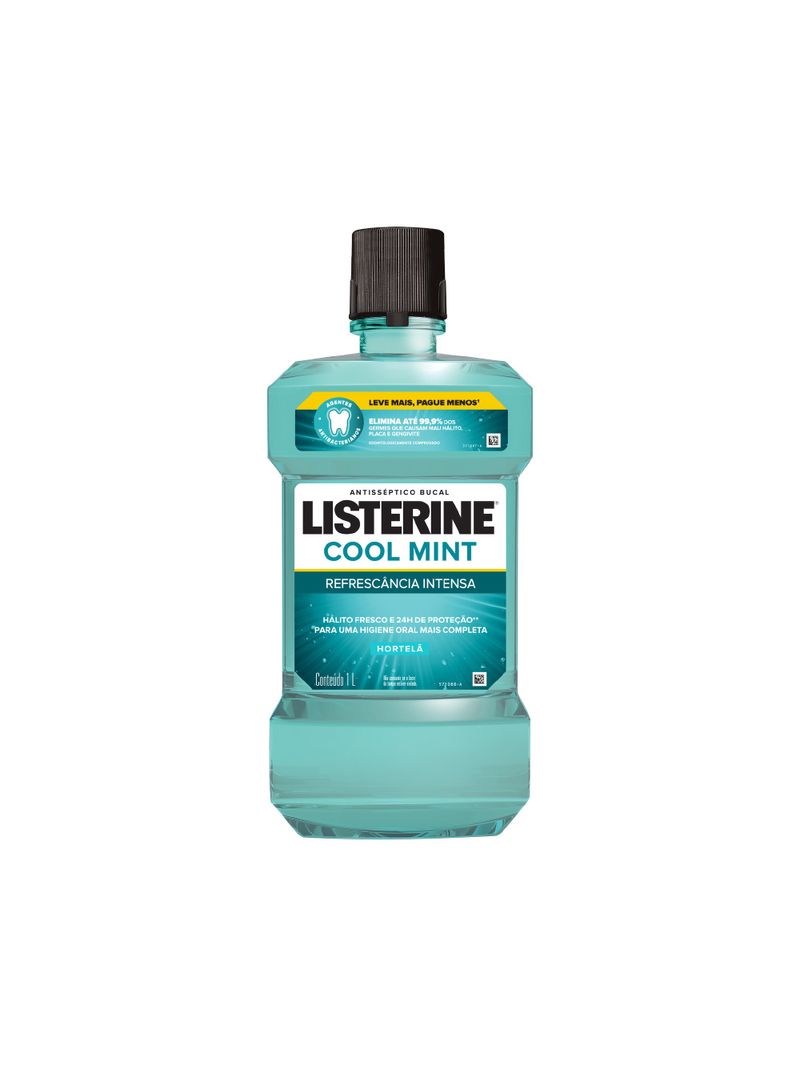 Enxaguante-Listerine-Bucal-1l-Leve---Pague---Coolmint-Especial