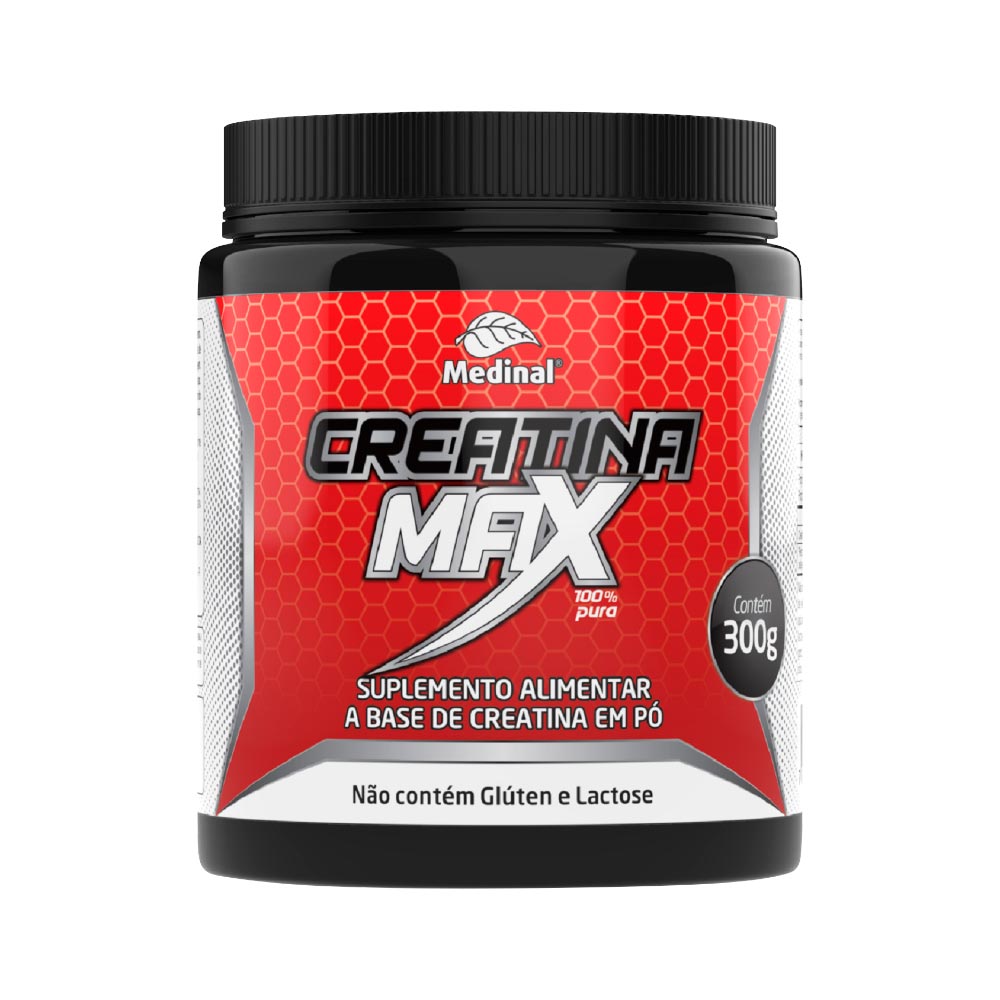 SUPLEMENTO MEDINAL CREATINA MAX 300GR PURA - Preço Popular