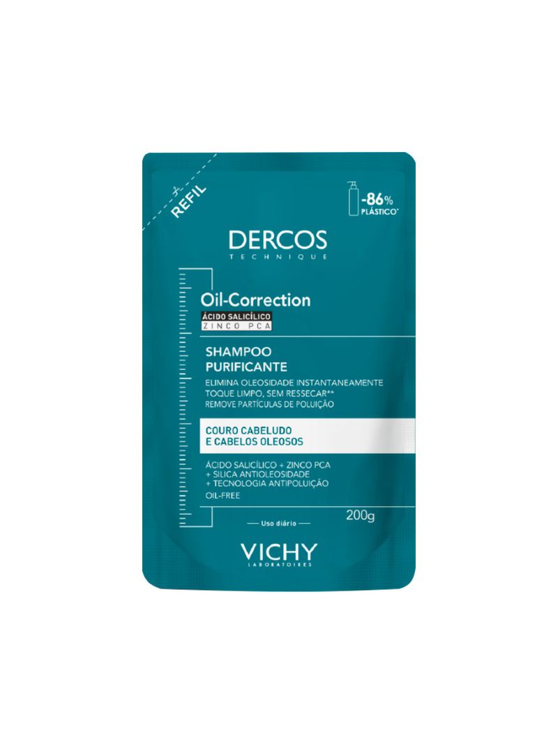 Vichy-Dercos-Shampoo-Oil-correction-Refil-200g-Purificante