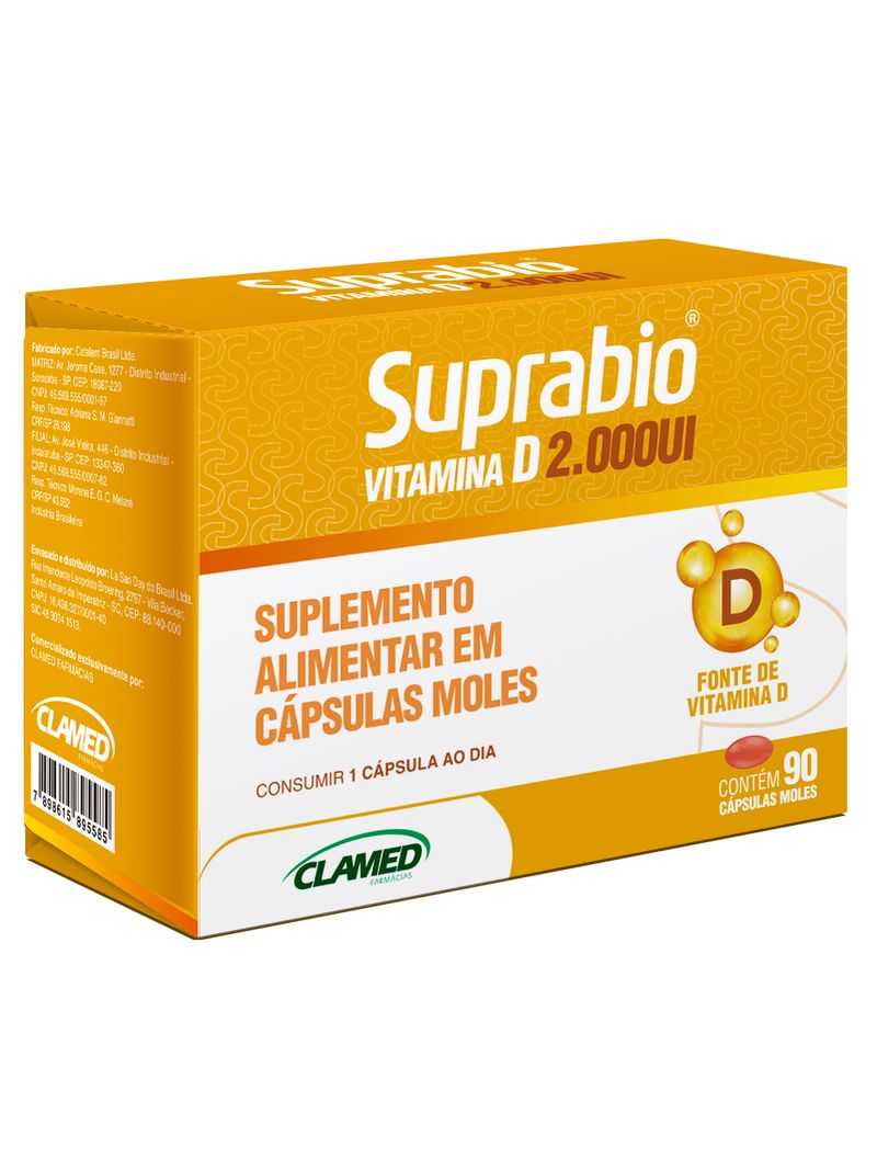 Suprabio-Vitamina-D-2000ui-Com-90-Capsulas