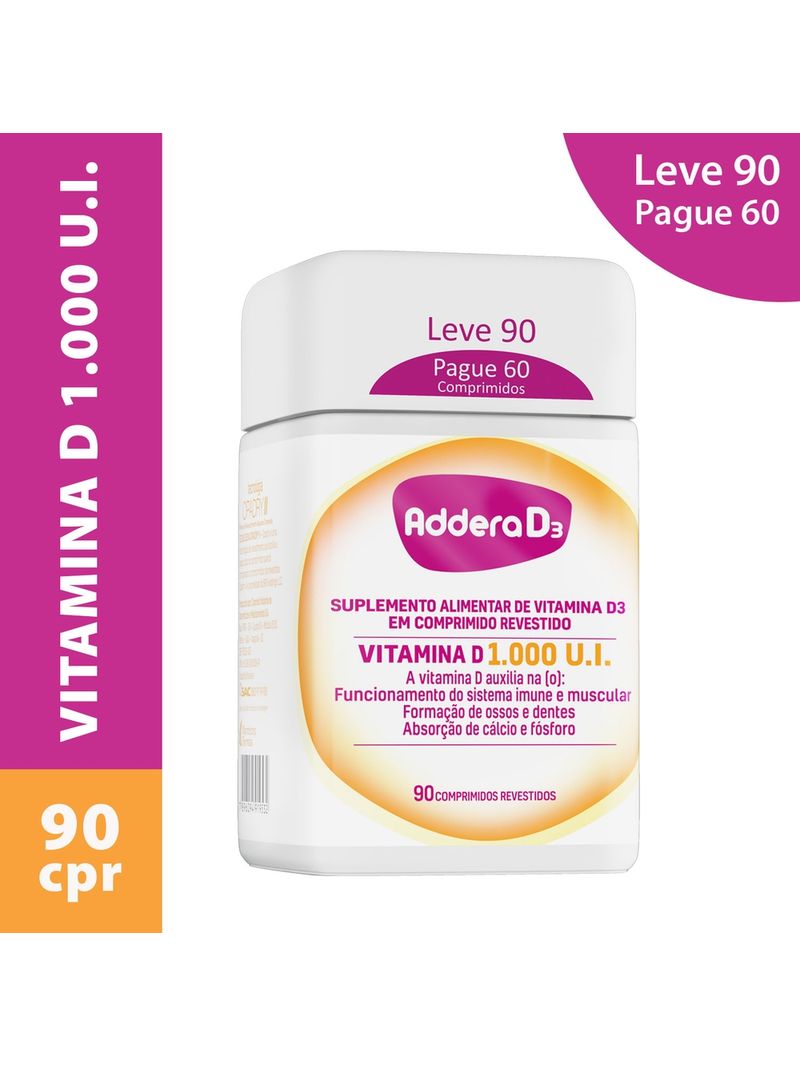 Addera-D3-Leve-90-Pague-60-Comprimidos-Revestidos-1000ui-Especial