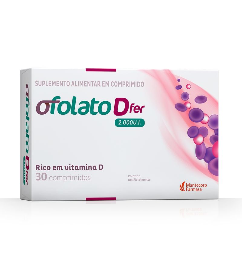 Ofolato-D-Fer-2000ui-Ct-Bl-Com-30-Comprimidos