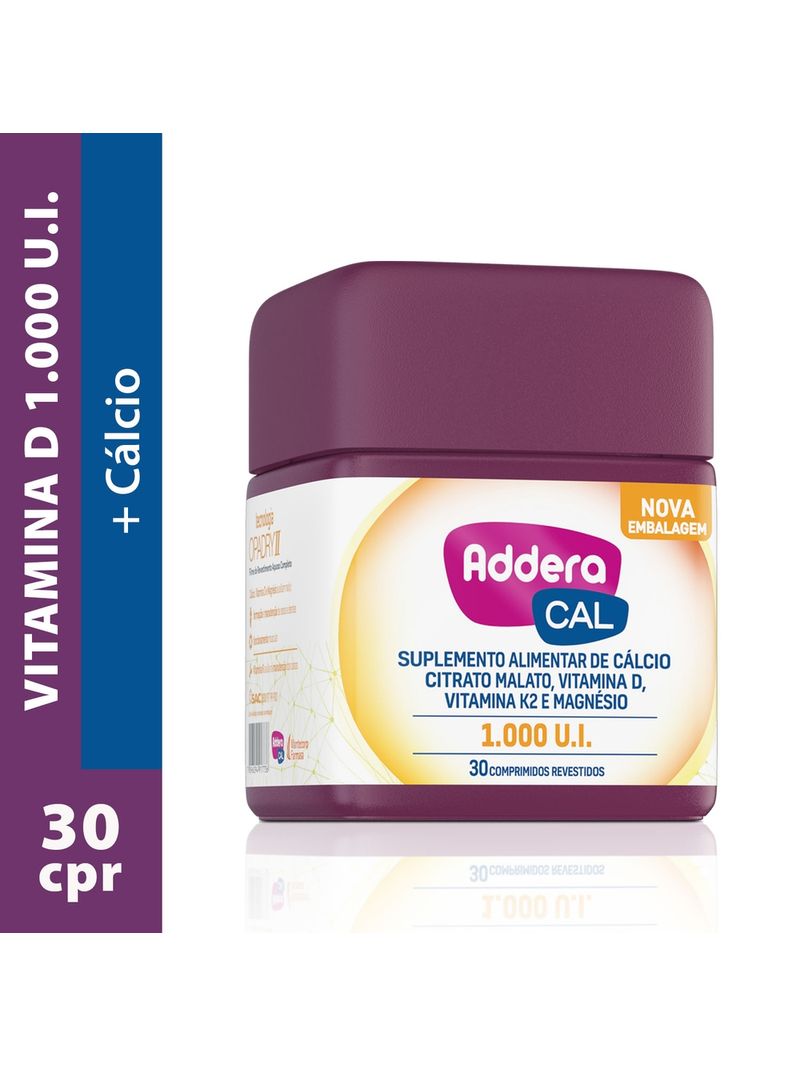 Addera-Cal-Com-30-Comprimidos-Revestidos-1000ui