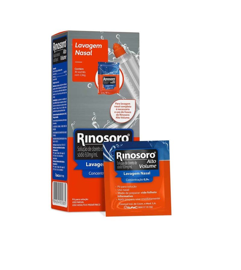 Rinosoro-Alto-Volume-Cloreto-De-Sodio-90mg-ml-Descongestionante-Nasal--30-Saches