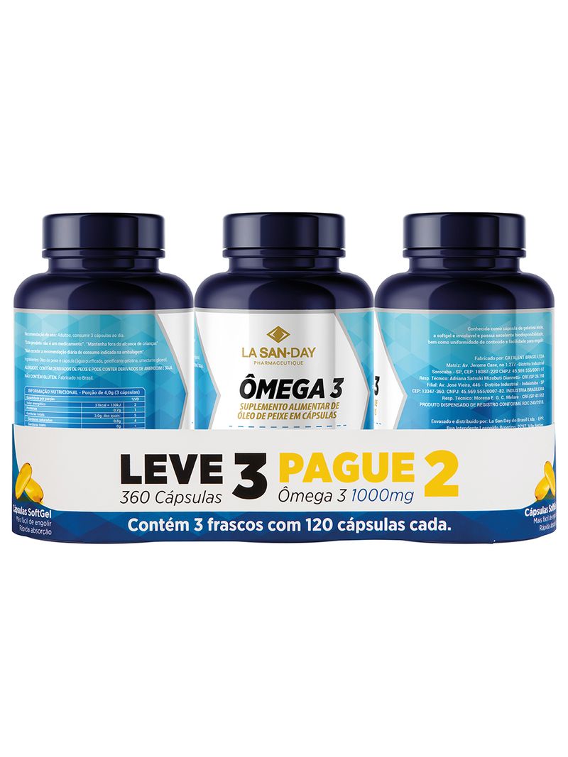 Omega-3-Lasanday-1000mg-Leve-360-Pague-240-Capsulas