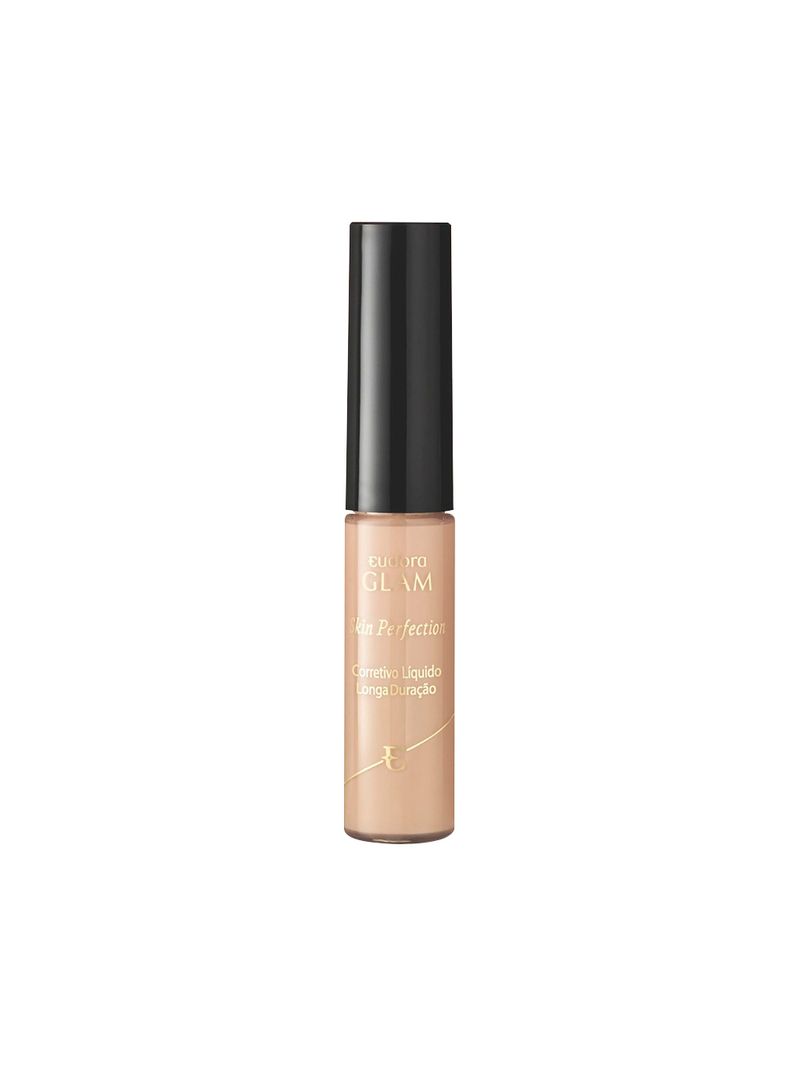 Corretivo-Eudora-Glam-Liquido-Skin-Perfect-64ml-Cor-Bege