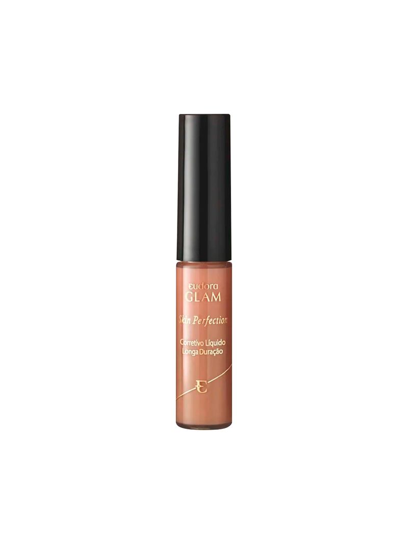 Corretivo-Eudora-Glam-Liquido-Skin-Perfection-64ml-Cor-1-Bege-Escuro