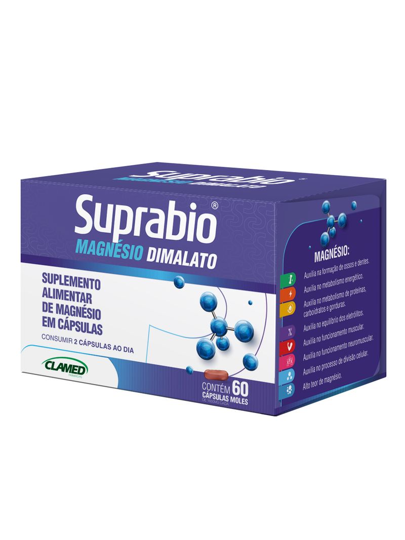 Suprabio-Magnesio-Dimalato-Com-60-Capsulas-1200mg