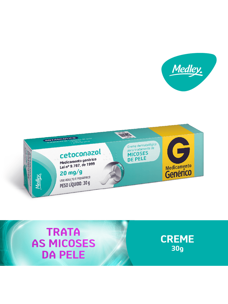 Cetoconazol-Medley-Creme-30g