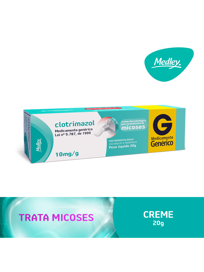 Clotrimazol-Medley-Creme-20g