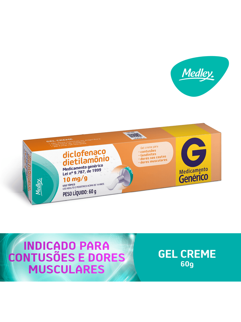 Diclofenaco-Dietilamonio-Medley-Gel-60g