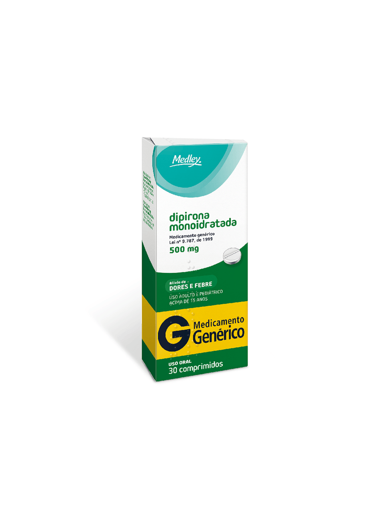 Dipirona-Medley-500mg-Com-30-Comprimidos