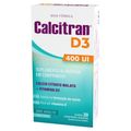 Calcitran D3 400ui 30 Comprimidos - Calcio Citrato Malato Com Vitamina D