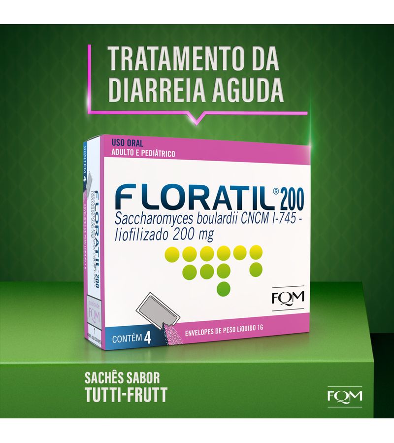 Floratil-Pediatrico-200mg-Com-4-Envelopes
