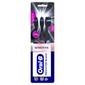 Escova Dental Oral B Indicator Black Com 3 Sensitive Extramacia