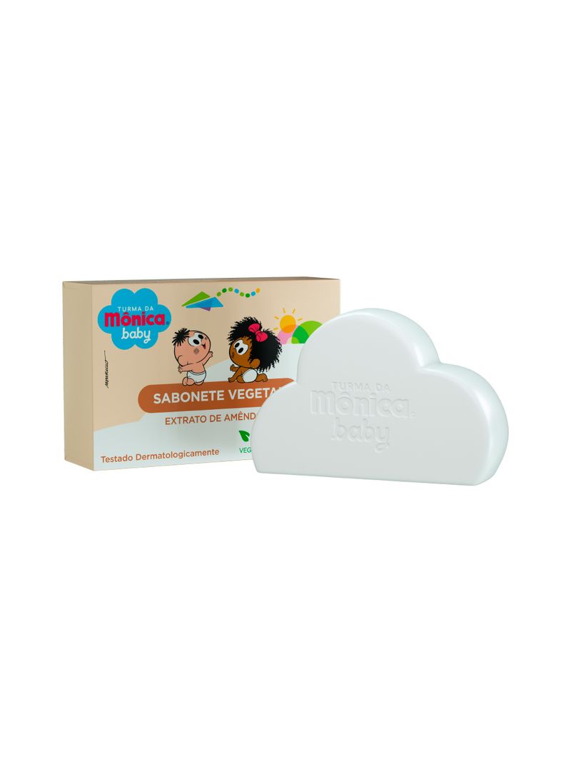 Sabonete-Turma-Da-Monica-Baby-Barra-80gr-Extrato-De-Amendoas