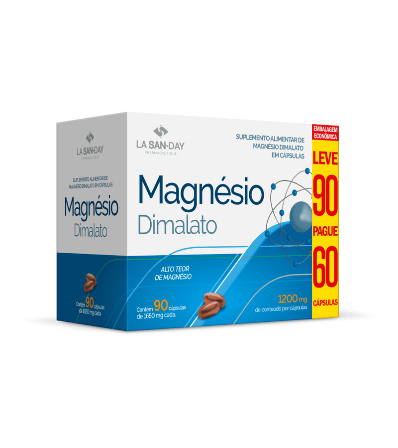 Magnesio-Malato-Lasanday-Leve-90-Pague-60-Capsulas