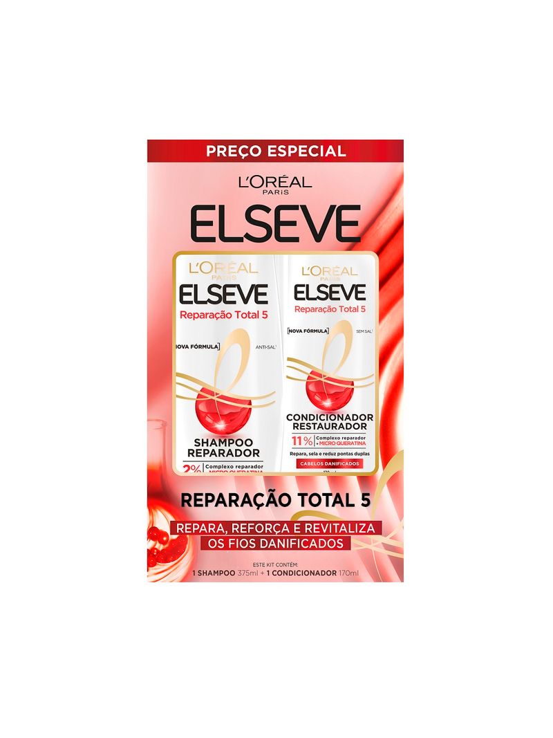 Kit-Elseve-Reparacao-Total-5-Shampoo-375ml---Condicionador-170ml