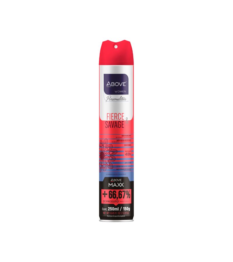 Desodorante-Above-Femenino-Personalities-Maxx-250ml-Aerosol-Fierce-E--Savage