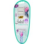 Aparelho-lamina-Bic-Soleil-Clic-Com-1-Aparelho---5-Cartuchos-Sensitive