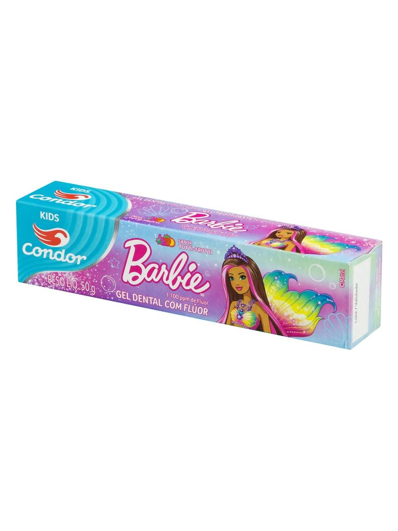 Gel-Dental-Condor-Barbie-Kids-50gr-Tutti-frutti