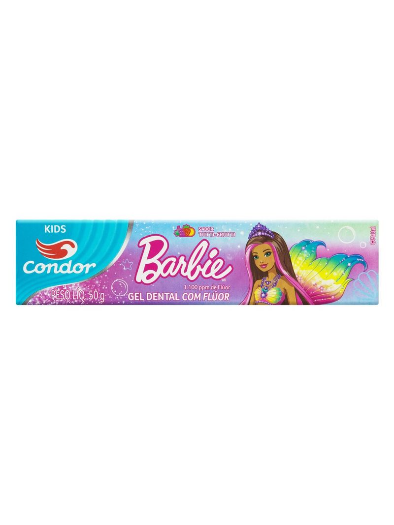 Gel-Dental-Condor-Barbie-Kids-50gr-Tutti-frutti