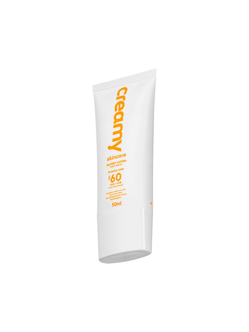 Creamy-Skincare-Protetor-Solar-Watery-Lotion-50ml-Fps60-Locao