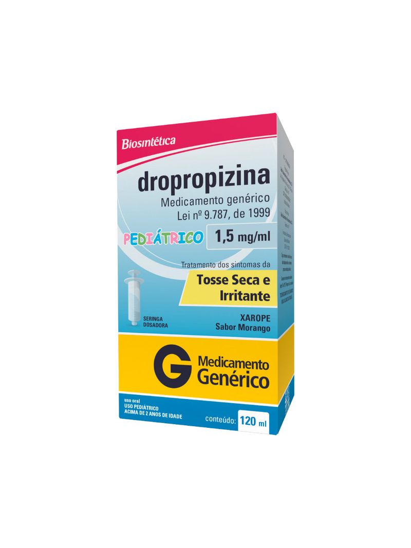 Dropropizina-Biosintetica-120ml-Xarope-Infantil-15mg-ml-Generico