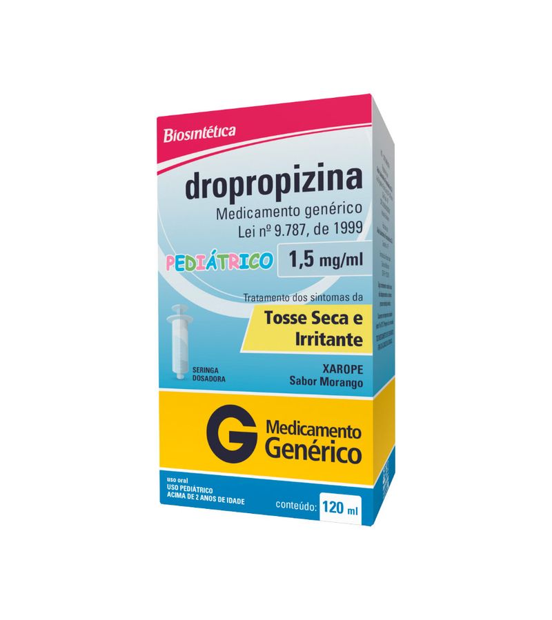 Dropropizina-Biosintetica-120ml-Xarope-Infantil-15mg-ml-Generico