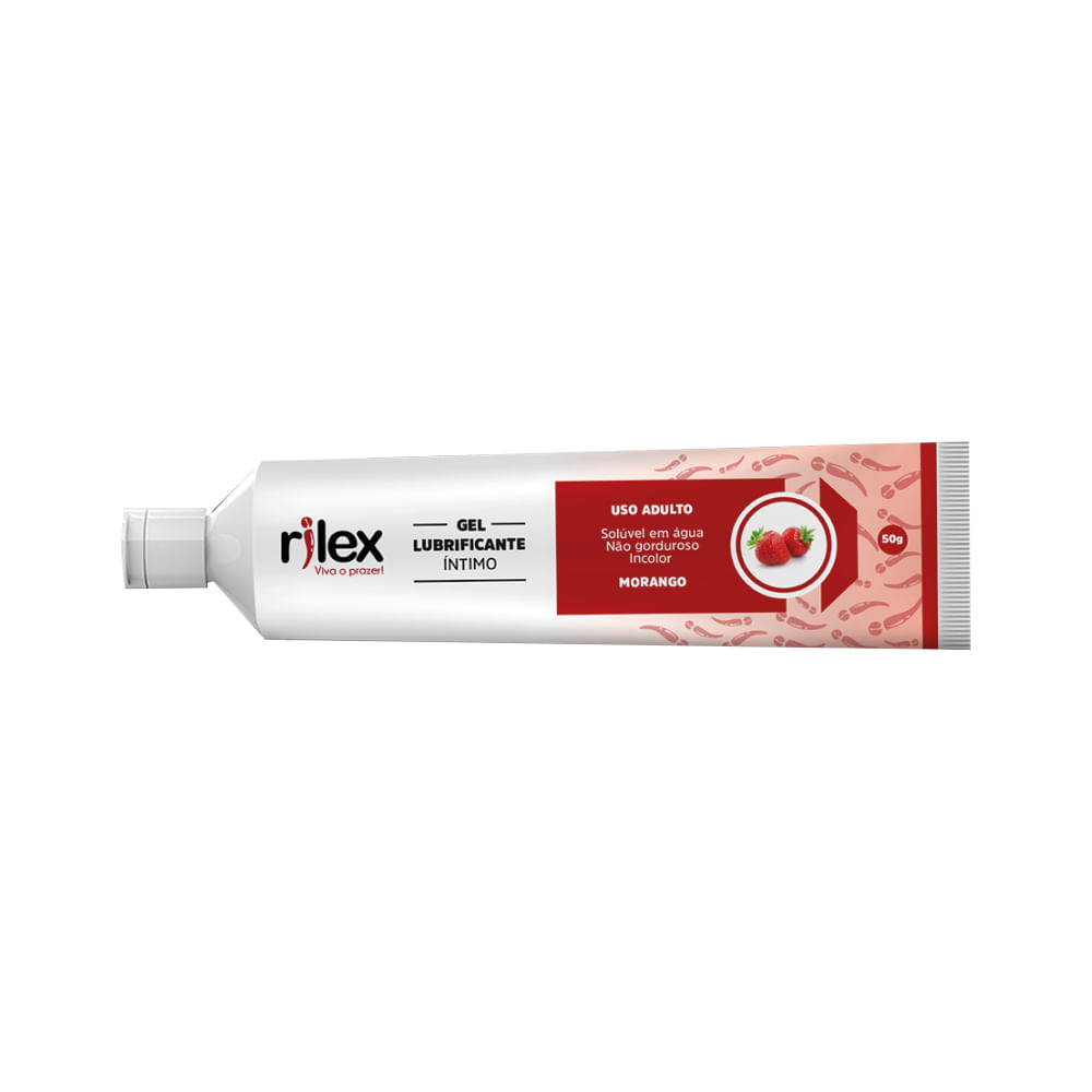 Encontraproduto.com.br - Lubrificante Íntimo Rilex Gel Morango 50g