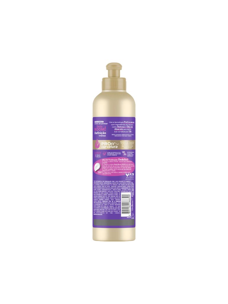 Creme-Para-Pentear-Seda-Boom-350ml-Definicao-Intensa