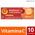 Redoxon 1g Vitamina C 10 Comprimidos Efervescentes Sabor Laranja