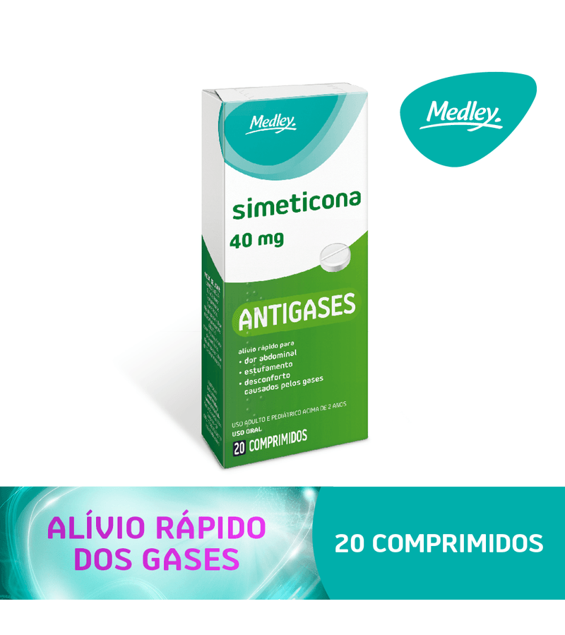 Simeticona-Medley-40mg-Com-20-Comprimidos