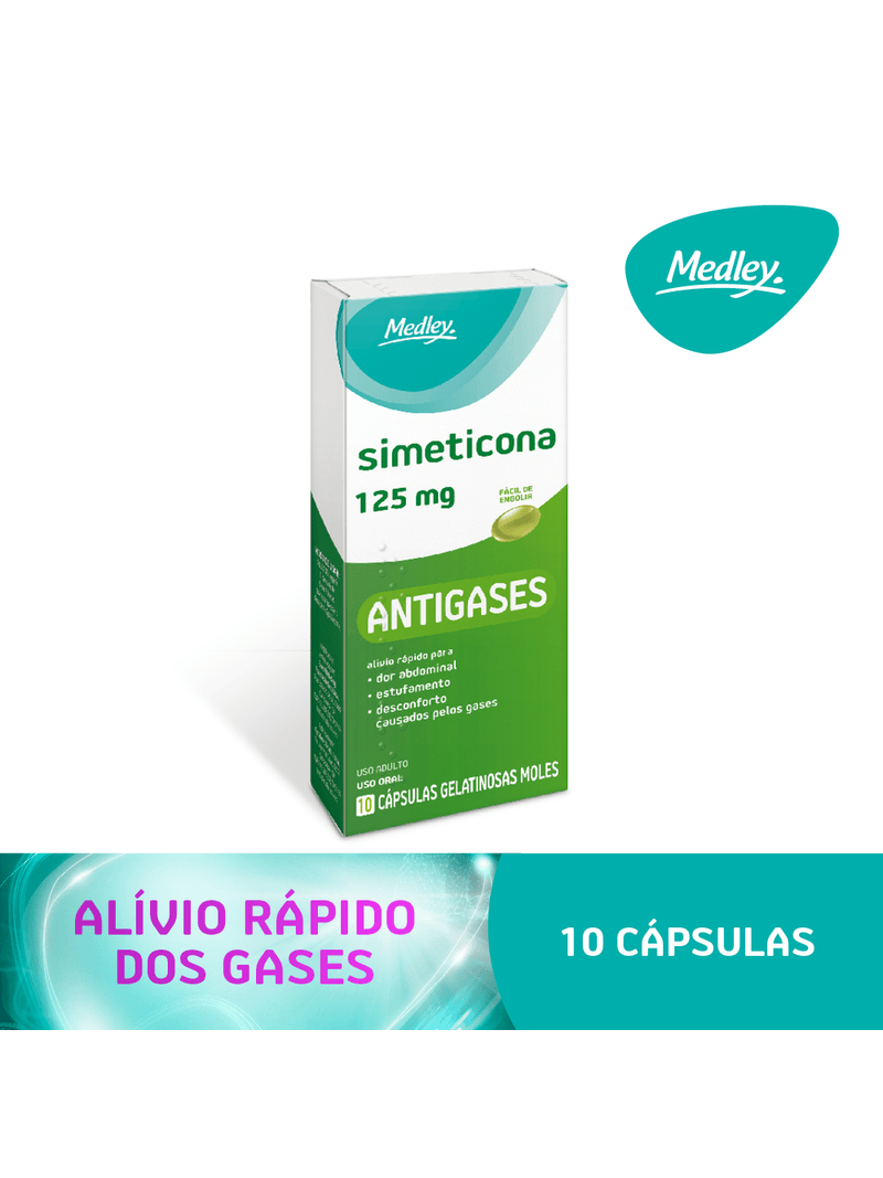 Simeticona-Medley-125mg-Com-10-Capsulas