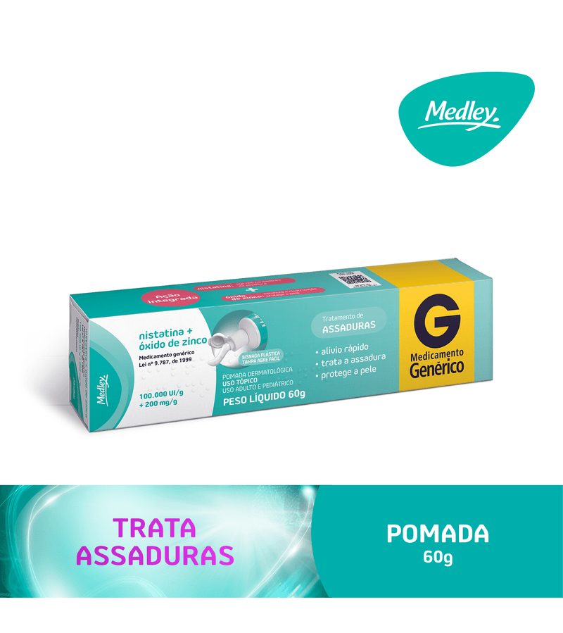 Nistatina---Oxido-De-Zinco-Medley-Pomada-60g