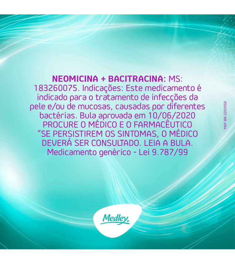 Neomicina---Bacitracina-Zincica-Medley-Pomada-50g