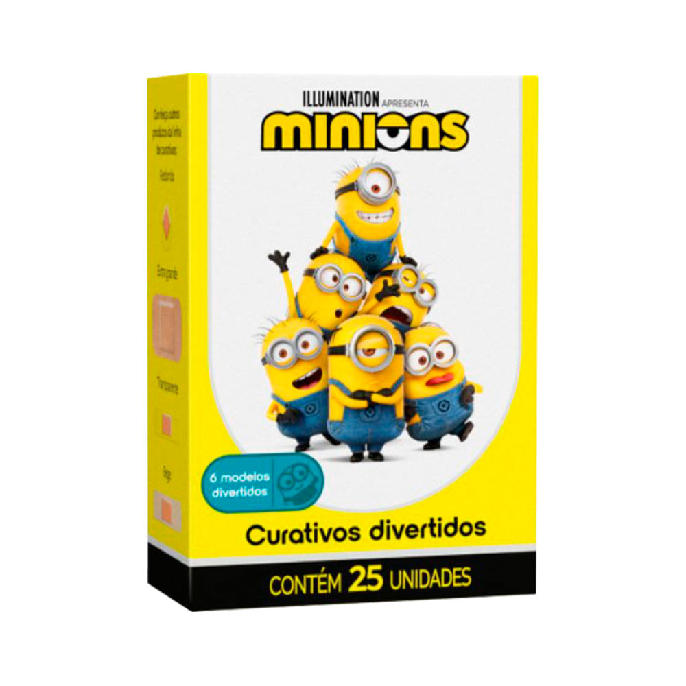 CURATIVOS CREMER MINIONS COM 25 UNIDADES - Preço Popular