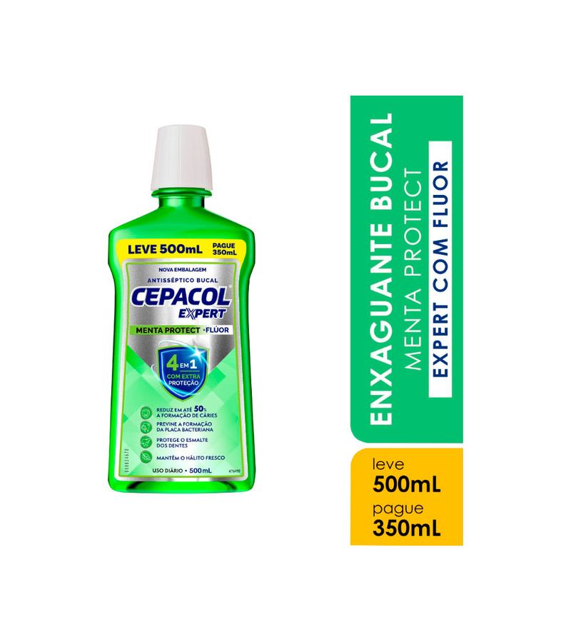 Enxaguante-Cepacol-Bucal-Expert-Leve-500ml-Pague-350ml-Menta-Protect--Especial