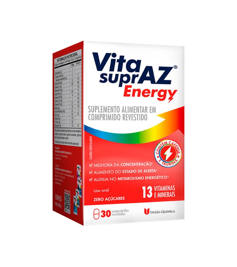 Vita-Supraz-Energy-Com-30-Comprimidos-Revestidos