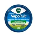 Vick Vaporub Gripe Unguento 12g Congestao Nasal