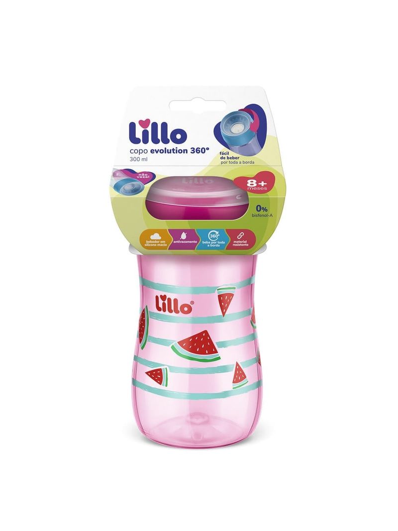 Copo-Lillo-Super-Evolution-360-300ml-Menina-Rosa